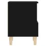 Black nightstand 40x35x50 cm by vidaXL, Nightstands - Ref: Foro24-821796, Price: 42,79 €, Discount: %