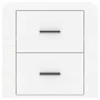 Hellweißer Nachttisch 50x39x47 cm von vidaXL, Schließfächer und Lagerschränke - Ref: Foro24-816706, Preis: 59,68 €, Rabatt: %