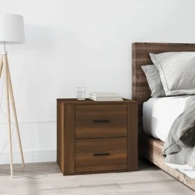 Bedside table in brown oak color, 50x39x47 cm by vidaXL, Lockers and storage cabinets - Ref: Foro24-816711, Price: 52,30 €, D...