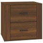 Nachttisch aus brauner Eiche 50x39x47 cm von vidaXL, Schließfächer und Lagerschränke - Ref: Foro24-816711, Preis: 53,14 €, Ra...