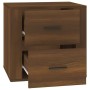 Bedside table in brown oak color, 50x39x47 cm by vidaXL, Lockers and storage cabinets - Ref: Foro24-816711, Price: 53,14 €, D...