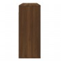 Armario de pared madera contrachapada marrón roble 80x33x80 cm de vidaXL, Aparadores - Ref: Foro24-816591, Precio: 70,35 €