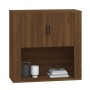 Wandschrank aus braunem Eichensperrholz, 80 x 33 x 80 cm von vidaXL, Sideboards - Ref: Foro24-816591, Preis: 68,17 €, Rabatt: %