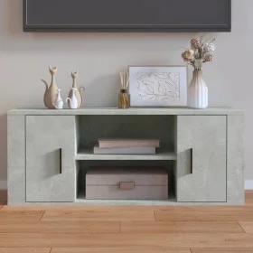 Mueble para TV contrachapada gris hormigón 100x35x40 cm de vidaXL, Muebles TV - Ref: Foro24-823095, Precio: 50,42 €, Descuent...