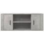 Mueble para TV contrachapada gris hormigón 100x35x40 cm de vidaXL, Muebles TV - Ref: Foro24-823095, Precio: 50,74 €, Descuent...