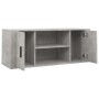 Mueble para TV contrachapada gris hormigón 100x35x40 cm de vidaXL, Muebles TV - Ref: Foro24-823095, Precio: 50,74 €, Descuent...