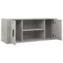 TV-Schrank aus betongrauem Sperrholz, 100 x 35 x 40 cm von vidaXL, TV-Möbel - Ref: Foro24-823095, Preis: 50,42 €, Rabatt: %