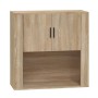 Sonoma oak plywood wall cabinet 80x33x80 cm by vidaXL, Sideboards - Ref: Foro24-816587, Price: 91,72 €, Discount: %