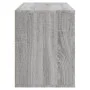 Mueble zapatero de madera contrachapada gris Sonoma 80x35x45 cm de vidaXL, Zapateros y organizadores de calzado - Ref: Foro24...