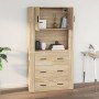 Sonoma oak plywood wall cabinet 80x33x80 cm by vidaXL, Sideboards - Ref: Foro24-816587, Price: 91,72 €, Discount: %