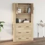 Wandschrank aus Sonoma-Eichensperrholz, 80 x 33 x 80 cm von vidaXL, Sideboards - Ref: Foro24-816587, Preis: 87,68 €, Rabatt: %