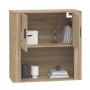 Sonoma oak plywood wall cabinet 80x33x80 cm by vidaXL, Sideboards - Ref: Foro24-816587, Price: 91,72 €, Discount: %