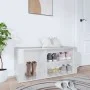 Glossy white plywood shoe cabinet 100x35x45 cm by vidaXL, Shoe racks and shoe organizers - Ref: Foro24-816922, Price: 35,55 €...