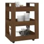 Oak brown plywood kitchen cart 60x45x80cm by vidaXL, Kitchen and dining carts - Ref: Foro24-816823, Price: 53,18 €, Discount: %