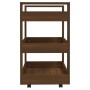 Küchenwagen aus braunem Eichensperrholz, 60 x 45 x 80 cm von vidaXL, Küchen- und Speisewagen - Ref: Foro24-816823, Preis: 53,...