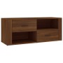 TV-Schrank aus braunem Eichensperrholz, 100 x 35 x 40 cm von vidaXL, TV-Möbel - Ref: Foro24-823106, Preis: 90,52 €, Rabatt: %