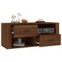 TV-Schrank aus braunem Eichensperrholz, 100 x 35 x 40 cm von vidaXL, TV-Möbel - Ref: Foro24-823106, Preis: 90,52 €, Rabatt: %