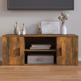 TV stand made of smoked oak plywood, measuring 100x35x40 cm. by vidaXL, TV Furniture - Ref: Foro24-823096, Price: 49,71 €, Di...