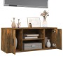 TV-Möbel Sperrholz Räuchereiche 100x35x40 cm von vidaXL, TV-Möbel - Ref: Foro24-823096, Preis: 49,71 €, Rabatt: %