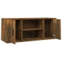 TV-Möbel Sperrholz Räuchereiche 100x35x40 cm von vidaXL, TV-Möbel - Ref: Foro24-823096, Preis: 49,71 €, Rabatt: %