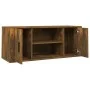 TV stand made of smoked oak plywood, measuring 100x35x40 cm. by vidaXL, TV Furniture - Ref: Foro24-823096, Price: 48,91 €, Di...