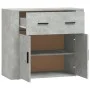 Aparador de madera contrachapada gris hormigón 80x33x70 cm de vidaXL, Aparadores - Ref: Foro24-816572, Precio: 93,27 €, Descu...