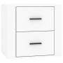 Weißer Wand-Nachttisch 50x36x47 cm von vidaXL, Schließfächer und Lagerschränke - Ref: Foro24-816856, Preis: 40,73 €, Rabatt: %