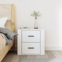 Weißer Wand-Nachttisch 50x36x47 cm von vidaXL, Schließfächer und Lagerschränke - Ref: Foro24-816856, Preis: 40,73 €, Rabatt: %