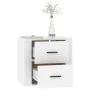 Weißer Wand-Nachttisch 50x36x47 cm von vidaXL, Schließfächer und Lagerschränke - Ref: Foro24-816856, Preis: 40,73 €, Rabatt: %