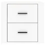 Weißer Wand-Nachttisch 50x36x47 cm von vidaXL, Schließfächer und Lagerschränke - Ref: Foro24-816856, Preis: 40,73 €, Rabatt: %