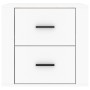 Weißer Wand-Nachttisch 50x36x47 cm von vidaXL, Schließfächer und Lagerschränke - Ref: Foro24-816856, Preis: 40,73 €, Rabatt: %