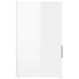 Glossy white plywood nightstand 50x36x60 cm by vidaXL, Nightstands - Ref: Foro24-816722, Price: 59,42 €, Discount: %