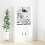 Wandschrank Sperrholz weiß 80x33x80 cm von vidaXL, Sideboards - Ref: Foro24-816592, Preis: 63,28 €, Rabatt: %