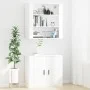 White plywood wall cabinet 80x33x80 cm by vidaXL, Sideboards - Ref: Foro24-816592, Price: 62,88 €, Discount: %