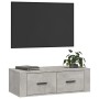 Mueble de TV colgante madera gris hormigón 80x36x25 cm de vidaXL, Muebles TV - Ref: Foro24-816836, Precio: 48,88 €