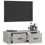 Mueble de TV colgante madera gris hormigón 80x36x25 cm de vidaXL, Muebles TV - Ref: Foro24-816836, Precio: 48,30 €, Descuento: %