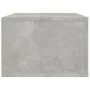 Mueble de TV colgante madera gris hormigón 80x36x25 cm de vidaXL, Muebles TV - Ref: Foro24-816836, Precio: 48,30 €, Descuento: %