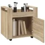 Sonoma oak plywood desk cart 60x45x60 cm by vidaXL, Cars and islands - Ref: Foro24-816611, Price: 56,80 €, Discount: %