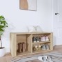 Schuhschrank aus Sperrholz in Eiche Sonoma 100x35x45 cm von vidaXL, Schuhregale und Schuhorganisatoren - Ref: Foro24-816923, ...