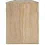 Mueble zapatero madera contrachapada roble Sonoma 100x35x45 cm de vidaXL, Zapateros y organizadores de calzado - Ref: Foro24-...