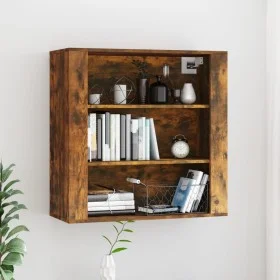 Wandschrank aus geräuchertem Eichensperrholz, 80 x 33 x 80 cm von vidaXL, Sideboards - Ref: Foro24-816597, Preis: 60,86 €, Ra...
