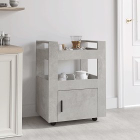 Concrete gray plywood kitchen cart 60x45x80cm by vidaXL, Kitchen and dining carts - Ref: Foro24-816828, Price: 74,09 €, Disco...