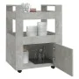 Concrete gray plywood kitchen cart 60x45x80cm by vidaXL, Kitchen and dining carts - Ref: Foro24-816828, Price: 72,99 €, Disco...