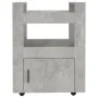 Concrete gray plywood kitchen cart 60x45x80cm by vidaXL, Kitchen and dining carts - Ref: Foro24-816828, Price: 72,99 €, Disco...