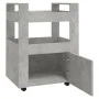 Concrete gray plywood kitchen cart 60x45x80cm by vidaXL, Kitchen and dining carts - Ref: Foro24-816828, Price: 72,99 €, Disco...