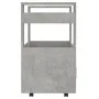 Küchenwagen aus betongrauem Sperrholz, 60 x 45 x 80 cm von vidaXL, Küchen- und Speisewagen - Ref: Foro24-816828, Preis: 72,99...