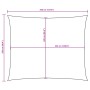 Toldo de vela rectangular tela Oxford blanco 2,5x3,5 m