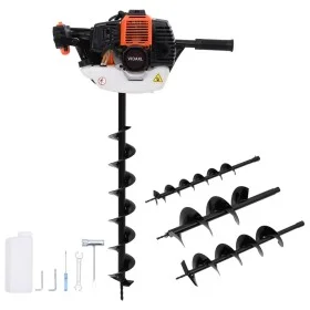 Orange Auger Soil Drill by vidaXL, Helical augers - Ref: Foro24-140340, Price: 233,11 €, Discount: %
