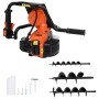 Orange Auger Soil Drill by vidaXL, Helical augers - Ref: Foro24-140340, Price: 236,22 €, Discount: %