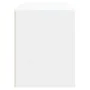 Mueble zapatero madera contrachapada blanco brillo 80x35x45 cm de vidaXL, Zapateros y organizadores de calzado - Ref: Foro24-...